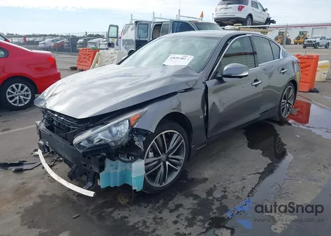 2014 Infiniti Q50 Sport z USA, uszkodzony, nr VIN JN1BV7AR5EM694803